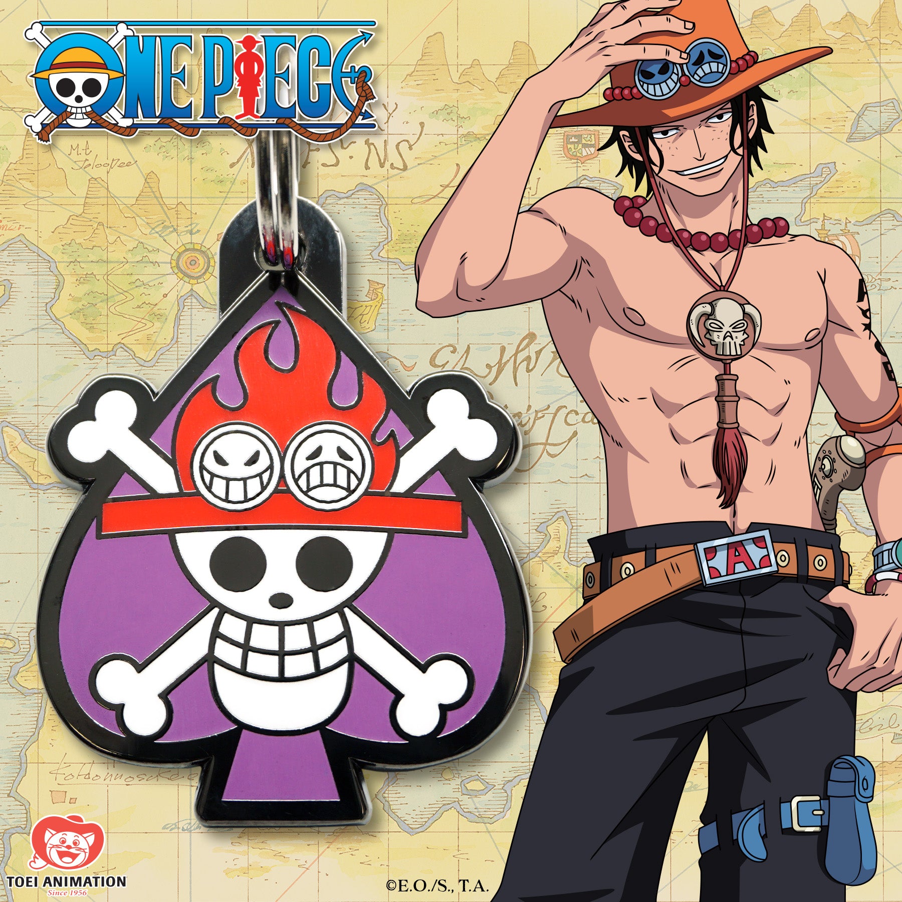 Portgas D. Ace - Jolly Roger Pet Tag