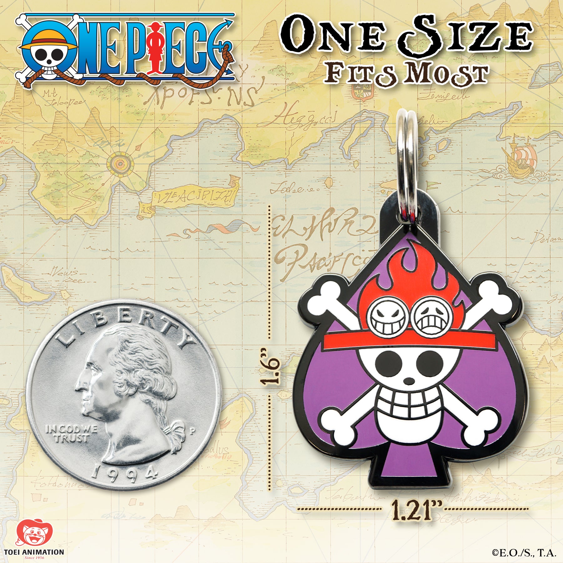 Portgas D. Ace - Jolly Roger Pet Tag