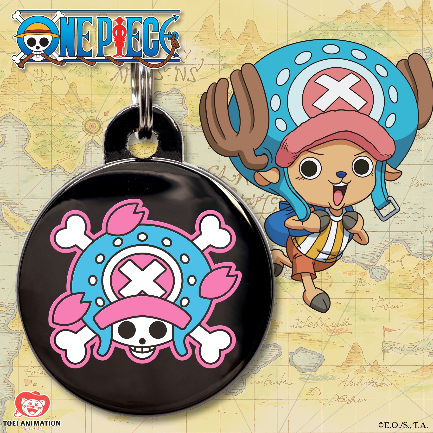 One Piece x Pawsonify - Chopper's Jolly Roger Pet ID Tag