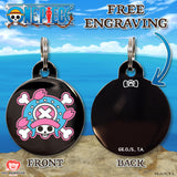 One Piece x Pawsonify - Chopper's Jolly Roger Pet ID Tag - Engraving Preview