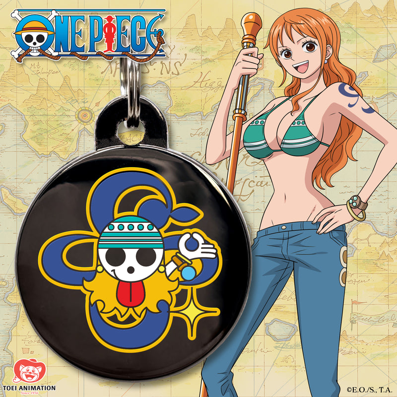 One Piece x Pawsonify - Nami's Jolly Roger Pet ID Tag