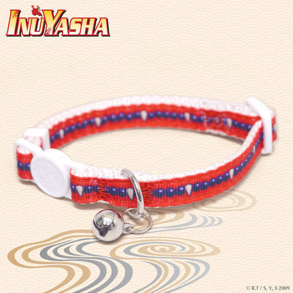 Inuyasha-themed cat collar by Pawsonify, crafted for durability with unique anime-inspired accents.#size_Cat: 8.5-12"