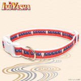 Large Inuyasha-themed dog collar by Pawsonify, featuring a durable design inspired by the popular anime series.#size_Dog: (L) 18-26"