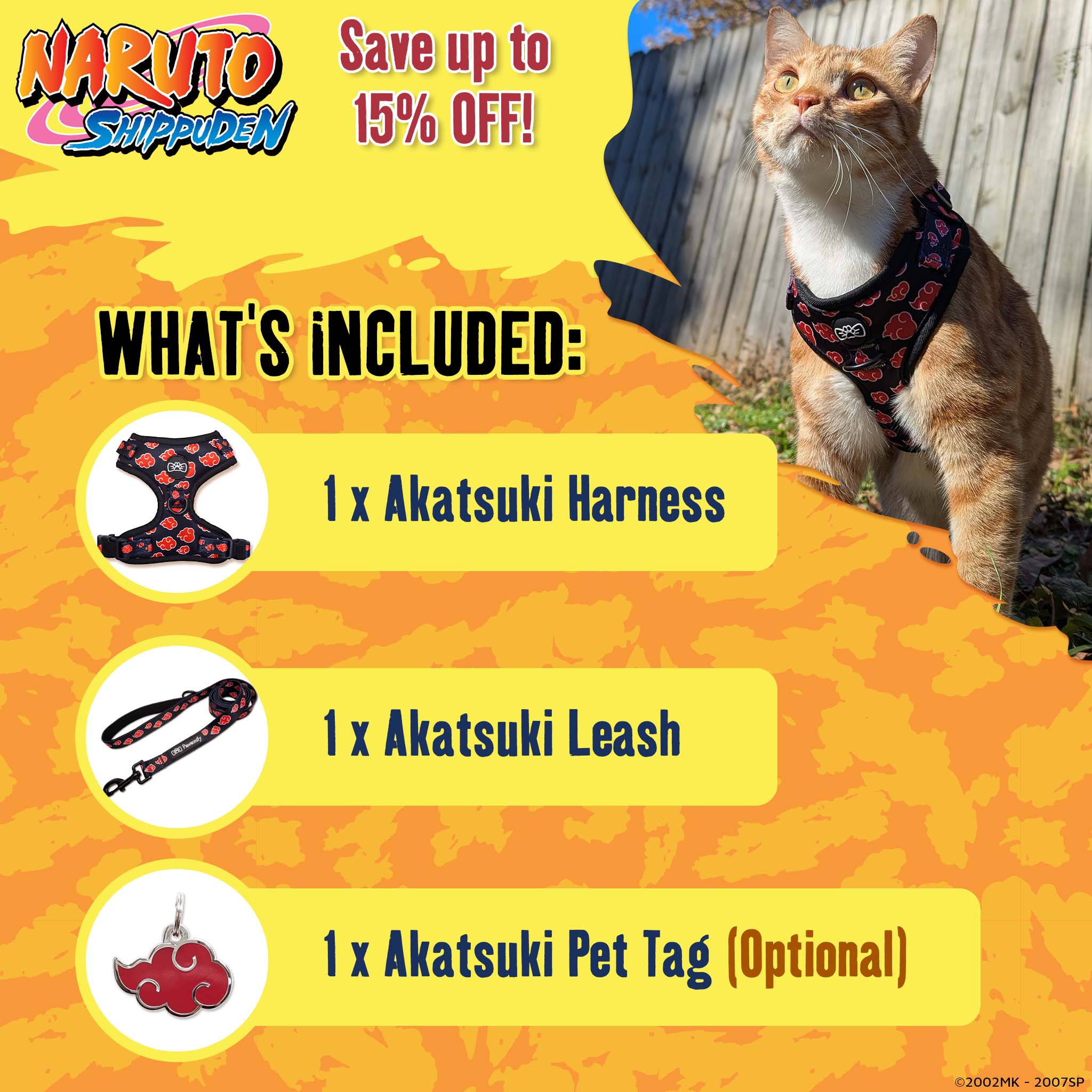 Akatsuki Cat Harness Bundle