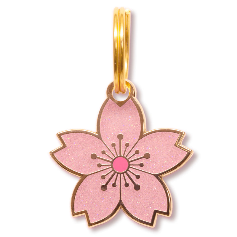 CHERRY Blossom Charm Sakura Flower Charm Rose Gold Flower 