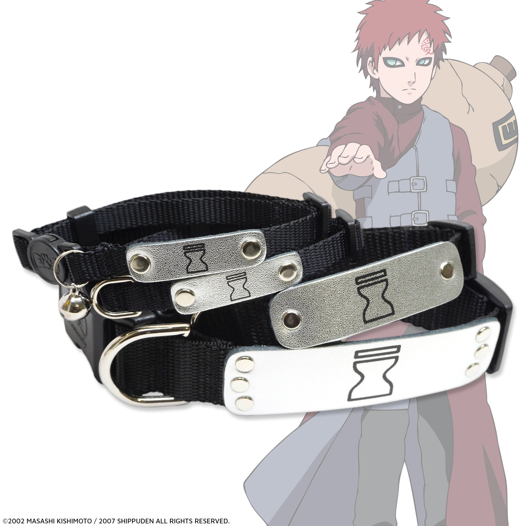 Naruto Shippuden Officially Licensed Ninja Sand Village Cat Dog Pet Collar