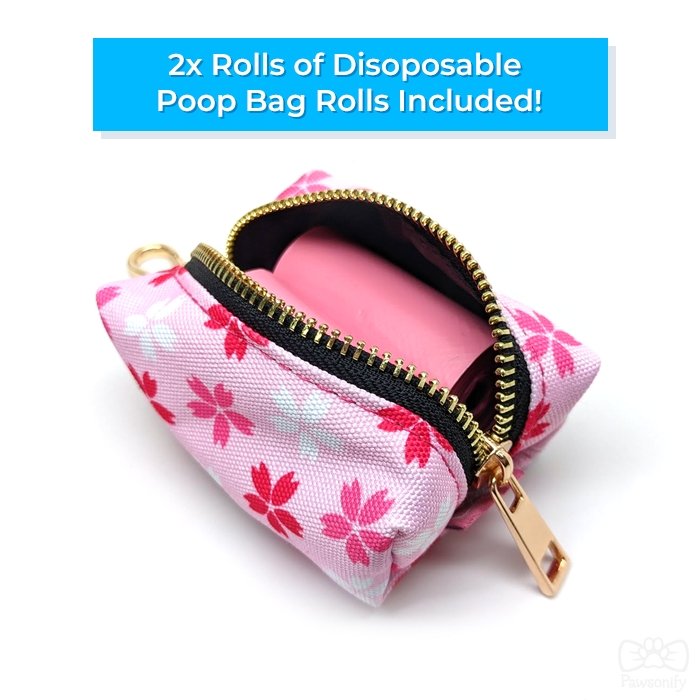 Pawsonify Original Poop Bag Holder - Cherry Blossom